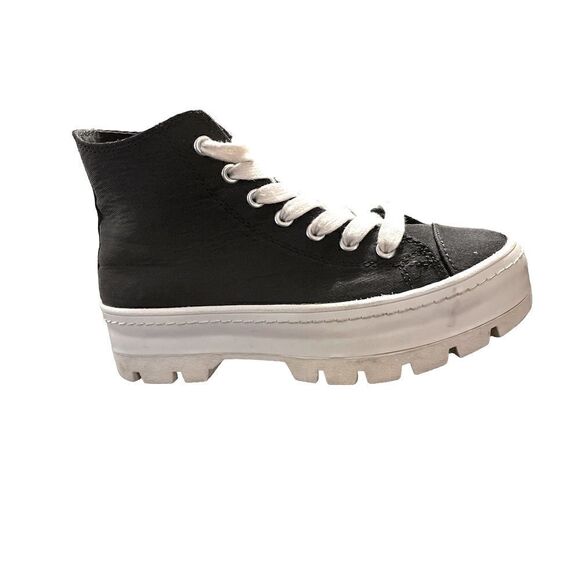 Steve Madden JShadow Lugged Sneaker - Little Kid / Big Kid - Black - 3 - Picture 4 of 5